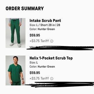 Intake Scrub Pant /  Helix 1-Pocket Scrub Top